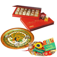 Thumbnail for Bikano MewaBites Rakhi Puja Thali Gifts - Distacart