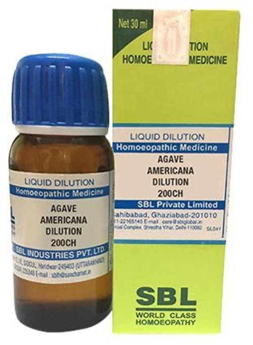 SBL Homeopathy Agave Americana Dilution