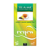 Teame Honey Lemon Green Tea Renew Tea Bags - Distacart