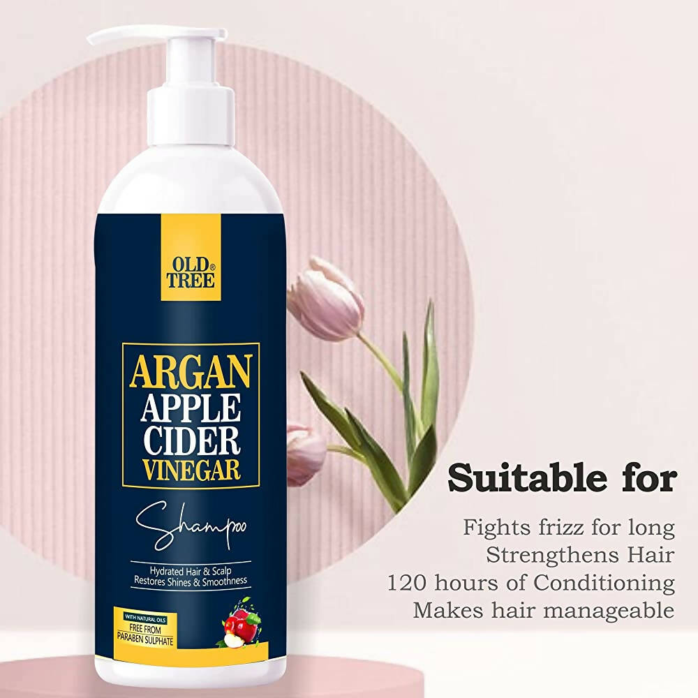 Old Tree Apple Cider Vinegar Hair Shampoo for Shine & Smoothness - Distacart