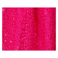 Thumbnail for Akarshan viscose Lukhnowi Chikankari Anarkali kurta with leggings - Pink - Distacart
