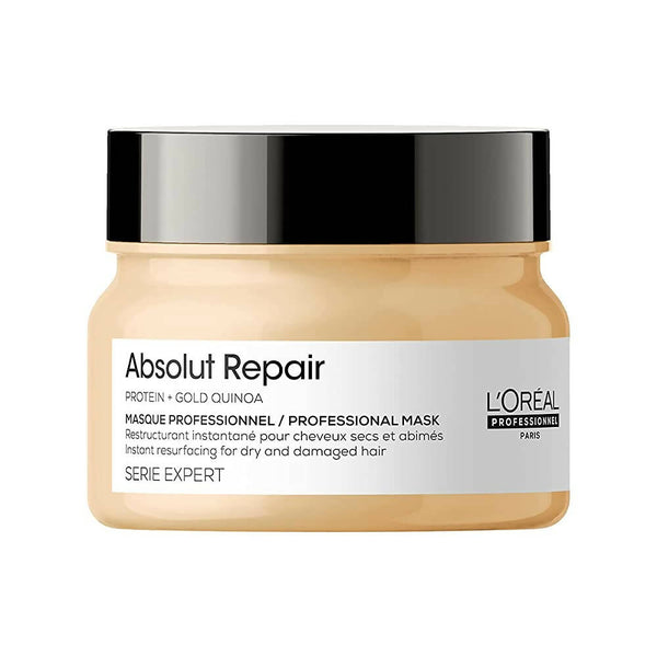L'Oreal Paris Absolut Repair Hair Mask With Protein & Gold Quinoa - Distacart