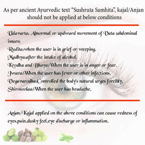 Tatsat 100% Natural Certified Ayurvedic Baby Kajal With Pure Herbs - Distacart