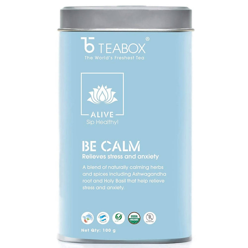 Teabox Be Calm Herbal Tea Loose Leaves