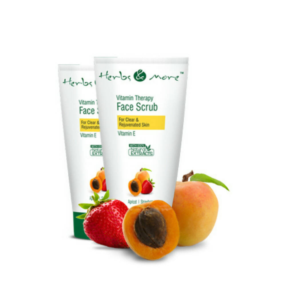 Herbs & More Vitamin Therapy Face Scrub with Vitamin E - Distacart