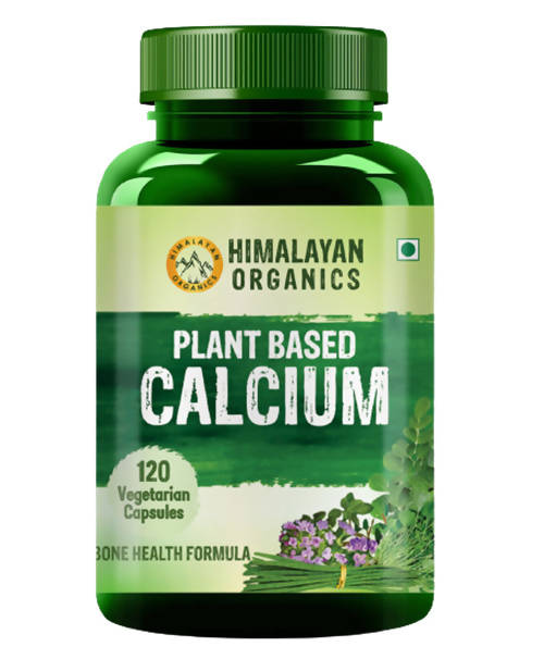 Himalayan Organics Plant Based Calcium Bone Health Formula: 120 Vegetarian Capsules