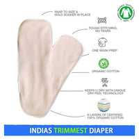 Thumbnail for Kindermum Nano Pro Aio Cloth Diaper (With 2 Organic Inserts And Power Booster)-Baby Doodle For Kids - Distacart