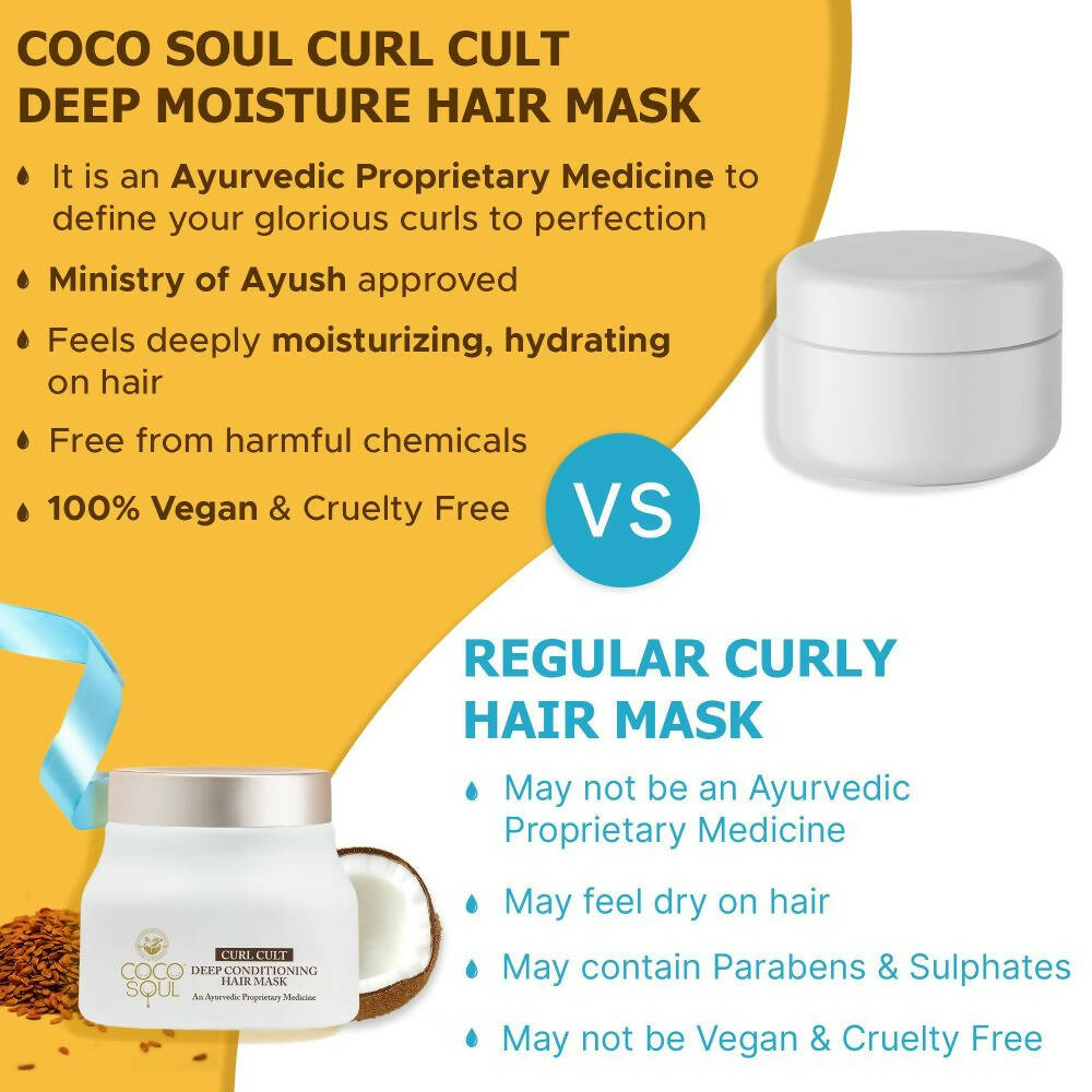 Coco Soul Curl Cult Deep Conditioning Hair Mask - Distacart