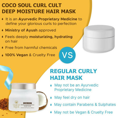 Coco Soul Curl Cult Deep Conditioning Hair Mask - Distacart