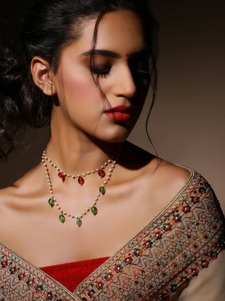 Women's Gold-Plated Necklace - Ruby Raang - Distacart