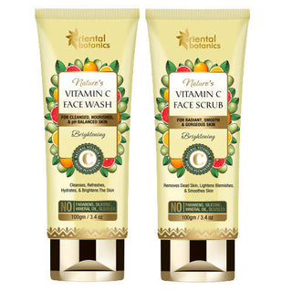 Oriental Botanics Nature’s Vitamin C Face Wash And Face Scrub Combo
