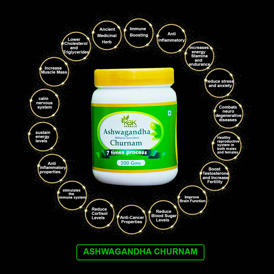 KBK Herbals Ashwagandha Churnam - Distacart