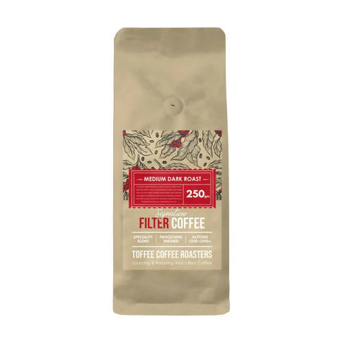 Toffee Coffee Roasters South Indian Traditional Filter Coffee - Medium Roast - Distacart