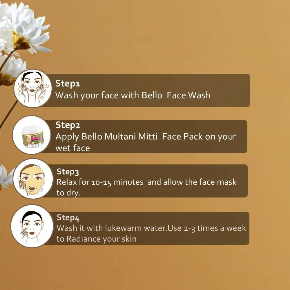 Bello Herbals Multani Mitti Face Mask - Distacart
