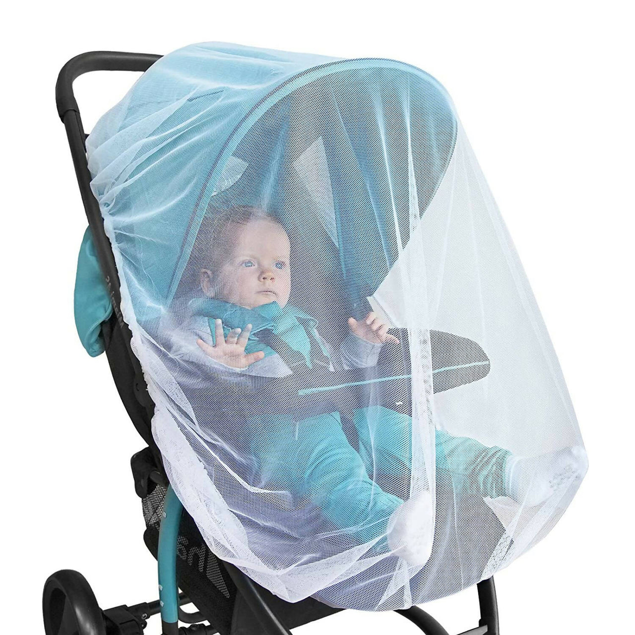Safe-O-Kid Waterproof Net, Wind Shield Net For Baby Pram/Strollers, Transparent - Distacart