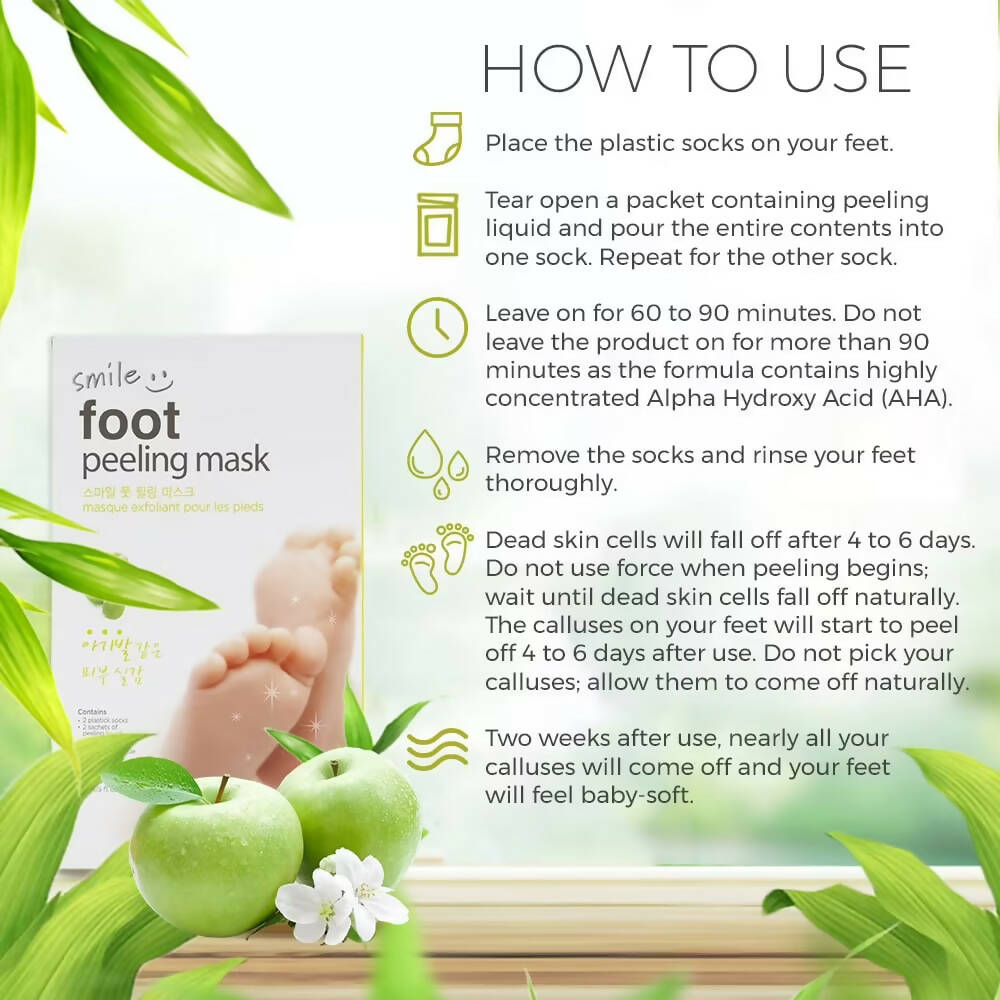 The Face Shop Smile Foot Peeling Mask - Distacart
