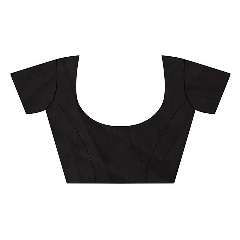 Vamika Pink Sana Silk Printed Saree (Nihal Pink) Blouse