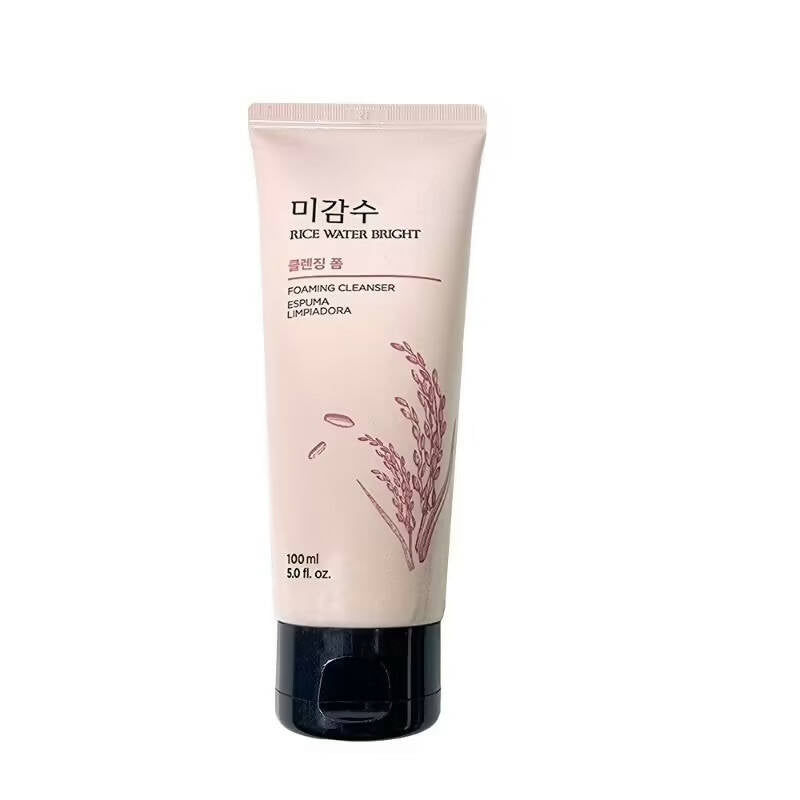 The Face Shop Rice Water Bright Foaming Cleanser - Distacart