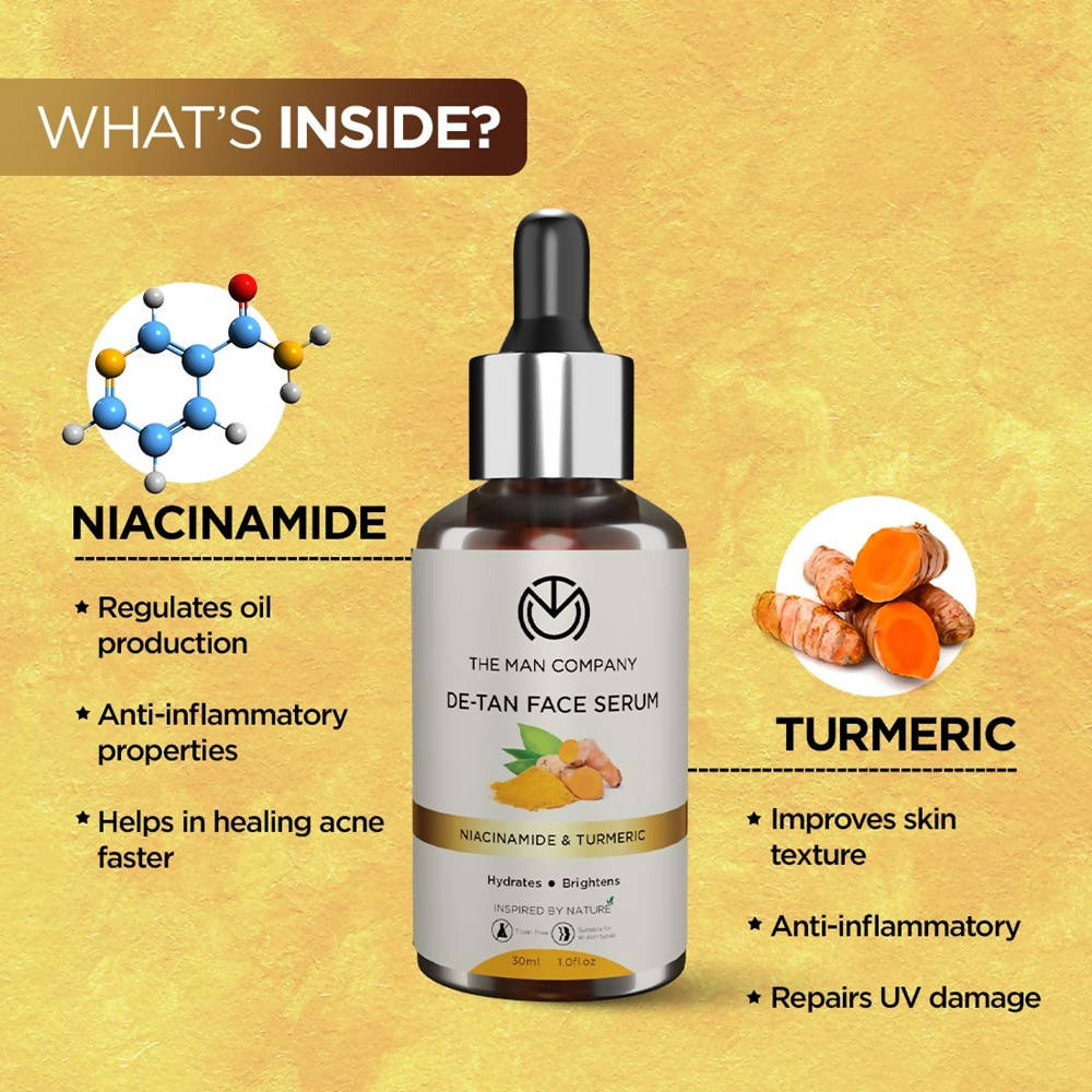 The Man Company De-Tan Face Serum - Distacart