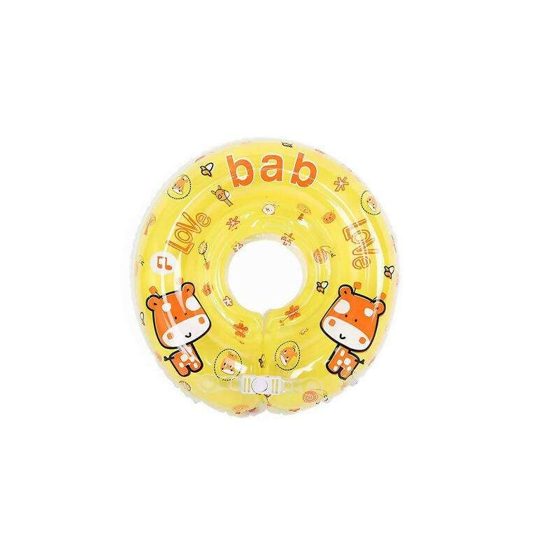 Safe-O-Kid Inflatable Swimming Floating Tube for kids- Yellow - Distacart