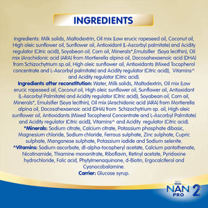 Nestle Nan Pro 2 Follow-Up Formula Powder After 6 Months Stage 2