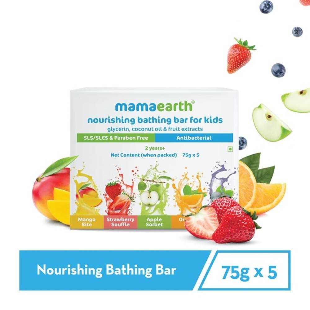 Mamaearth Nourishing Bathing Bar Soap For Kids – ( Pack of 5)