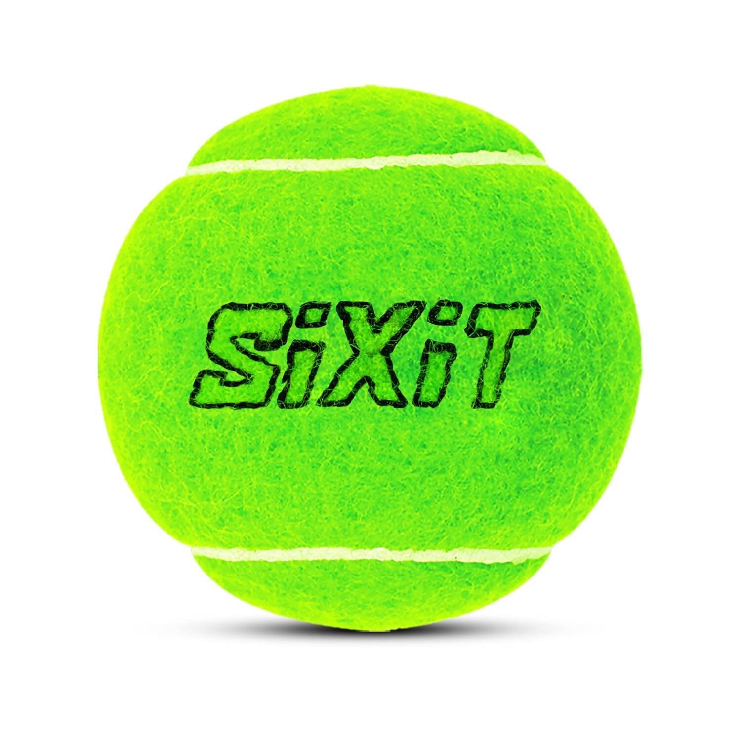Sixit Lite Cricket Tennis Ball - Green (Pack of 6) - Distacart