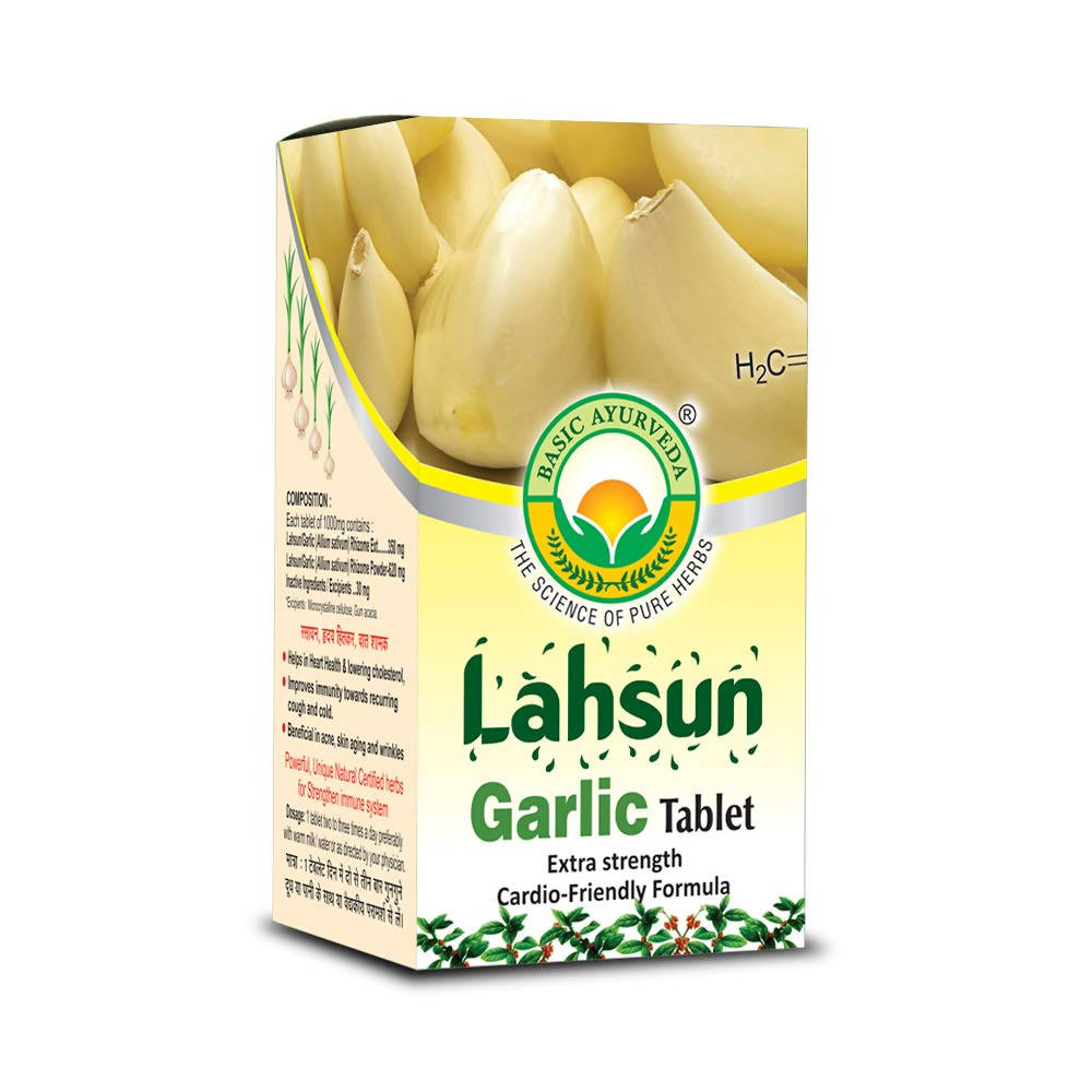 Basic Ayurveda Lahsun Garlic Tablet Online