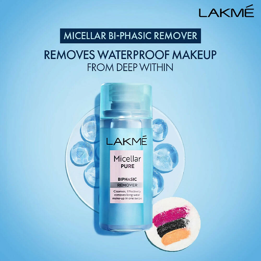 Lakme Micellar Water Bi-Phasic Make-up Remover - Distacart