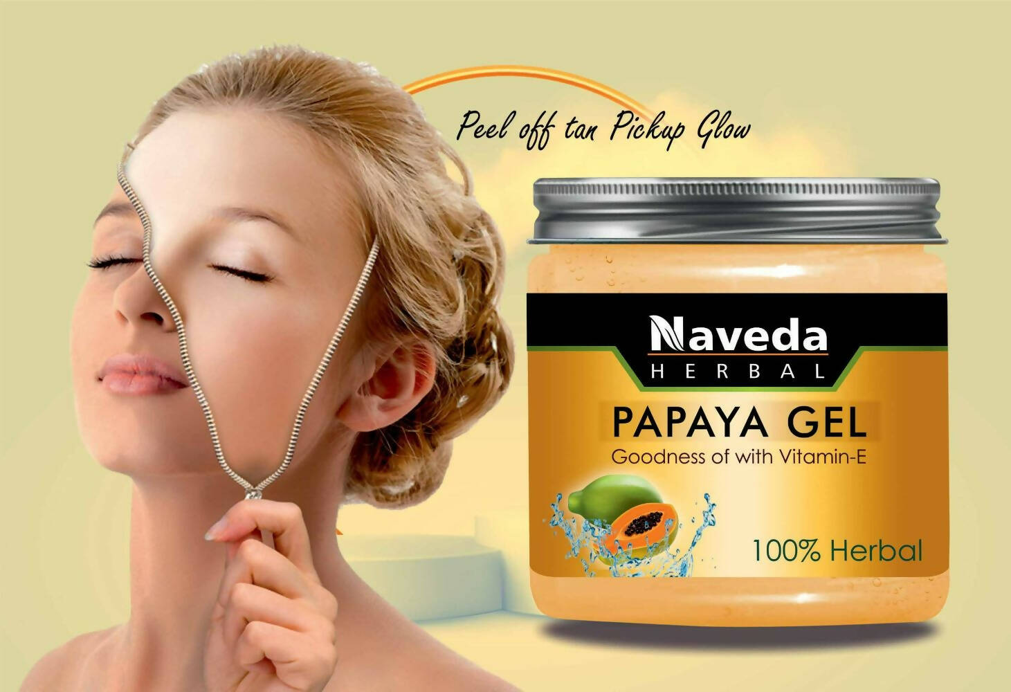 Naveda Herbal Papaya Gel - Distacart