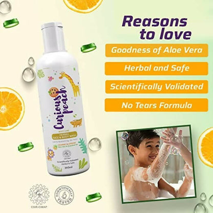 Curious Peach Herbal Face & Body Wash - Distacart