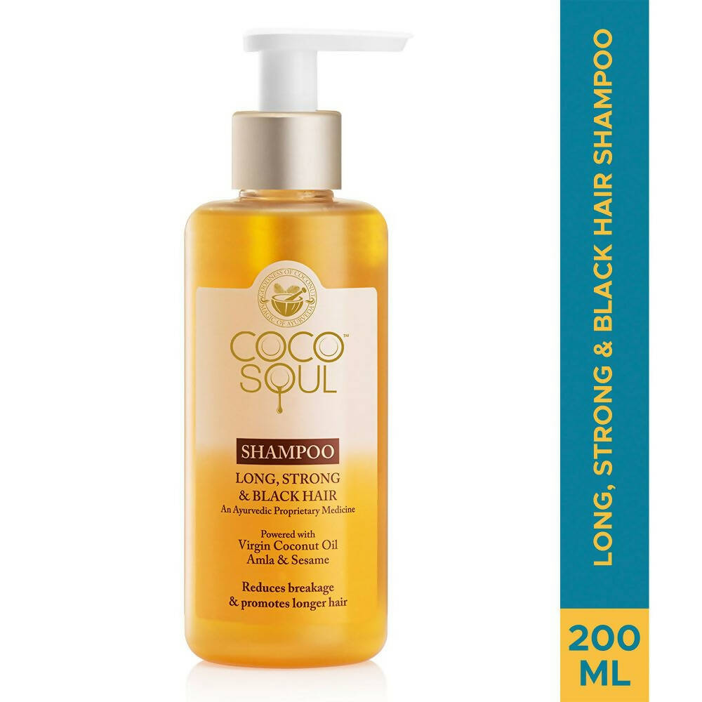 Coco Soul Long, Strong & Black Shampoo - Distacart