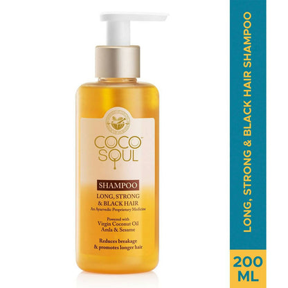 Coco Soul Long, Strong & Black Shampoo - Distacart