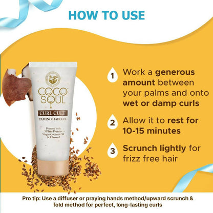 Coco Soul Curl Cult Taming Hair Gel - Distacart