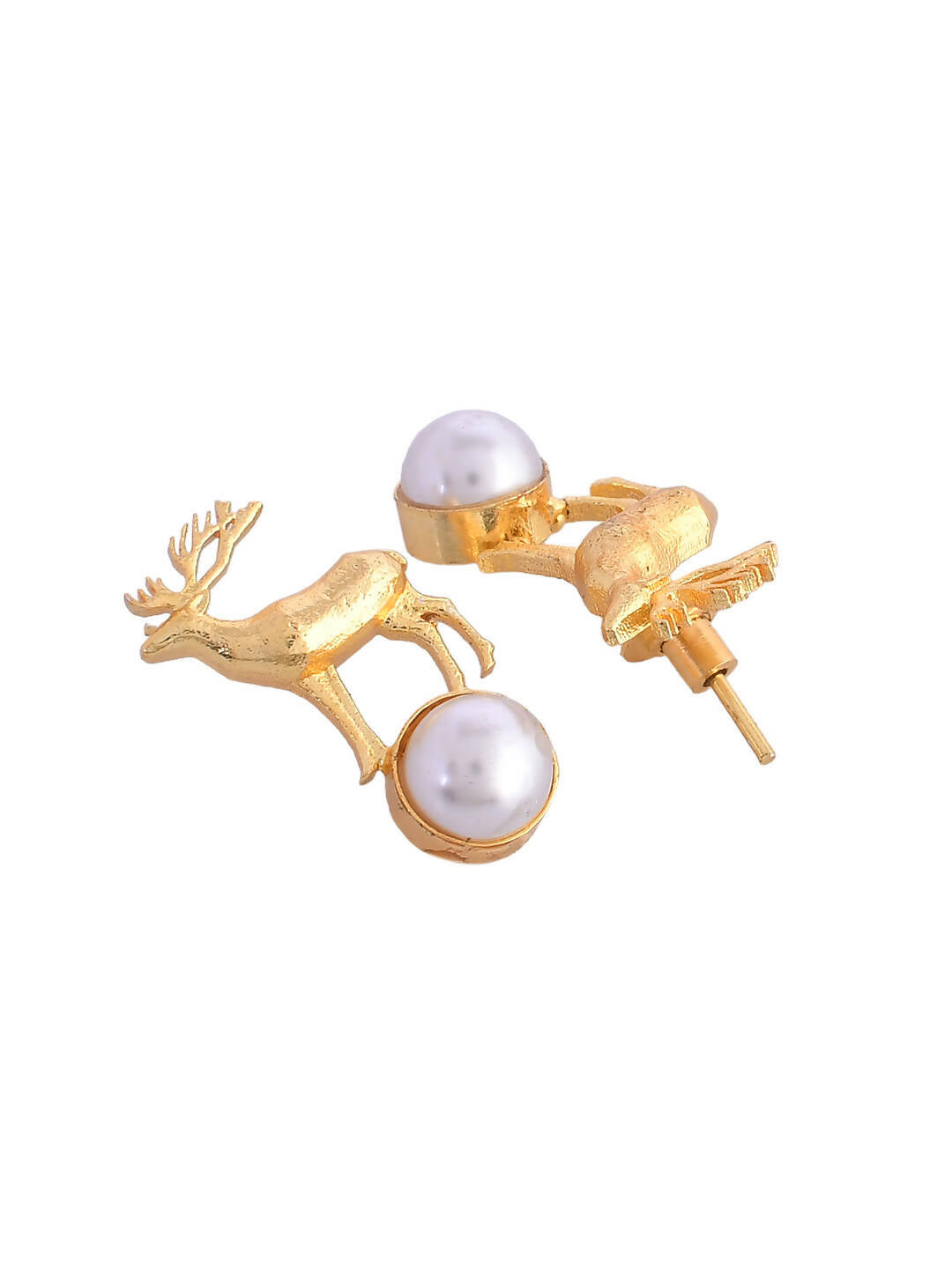 VOJ Women Gold Color stainless steel Earrings - Distacart