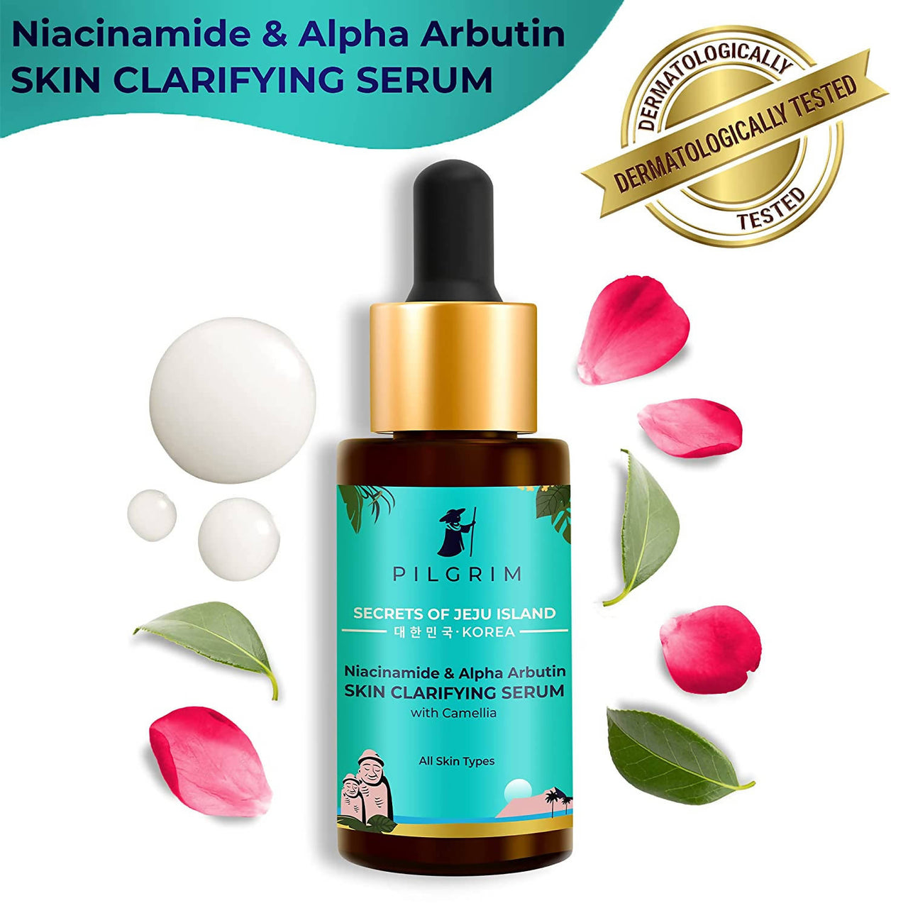 Pilgrim Niacinamide & Alpha Arbutin Skin Clarifying Serum