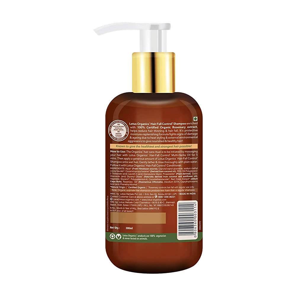 Lotus Organics+ Hair Fall Control Shampoo