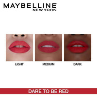 Thumbnail for Maybelline New York Color Sensational Creamy Matte Lipstick / 647 Dare to be Red - Distacart