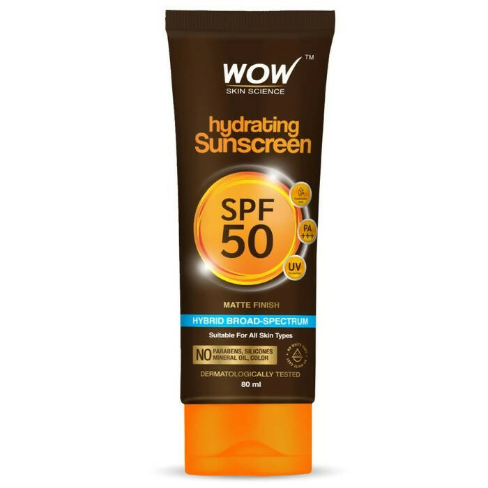 Wow Skin Science Hydrating Sunscreen Spf 50 Pa +++ - Distacart