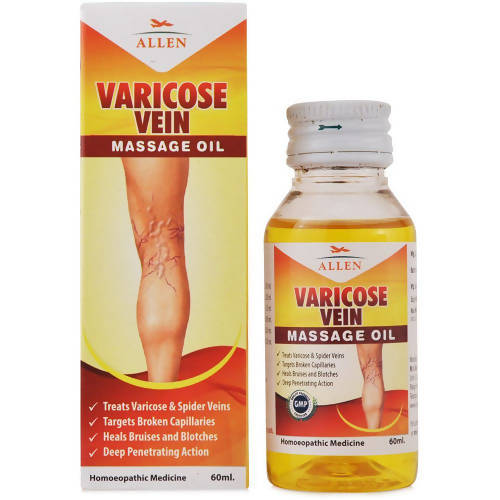 Allen Homeopathy Varicose Vein Massage Oil