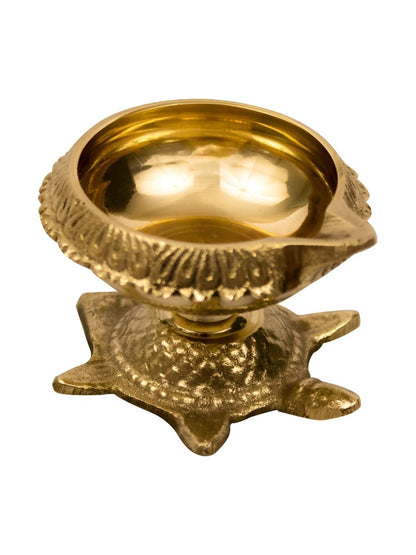 Spillbox Gold Toned Vasthu Deep Pooja Essentials - Distacart