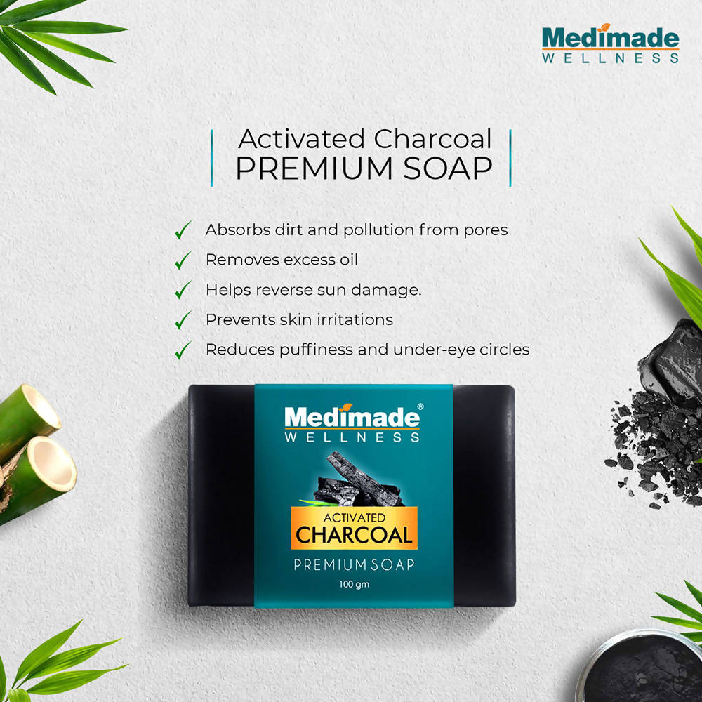 Medimade Wellness Activated Charcoal Premium Soap