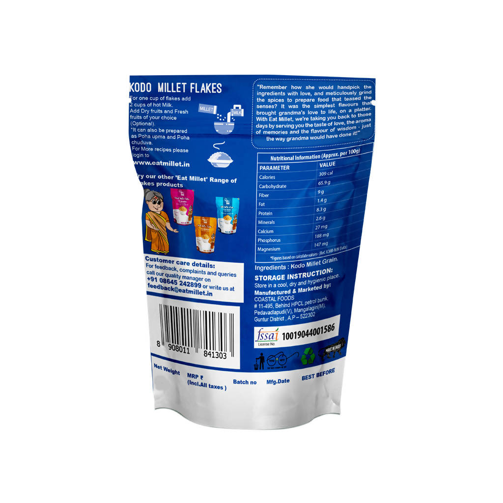 Eat Millet Kodo Millet Flakes - Distacart