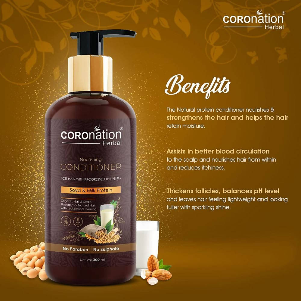 Coronation Herbal Soya & Milk Protein Hair Conditioner - Distacart