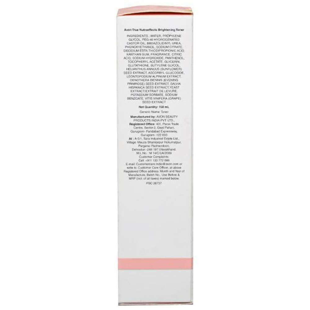Avon True Nutraeffects Brightening Toner - Distacart