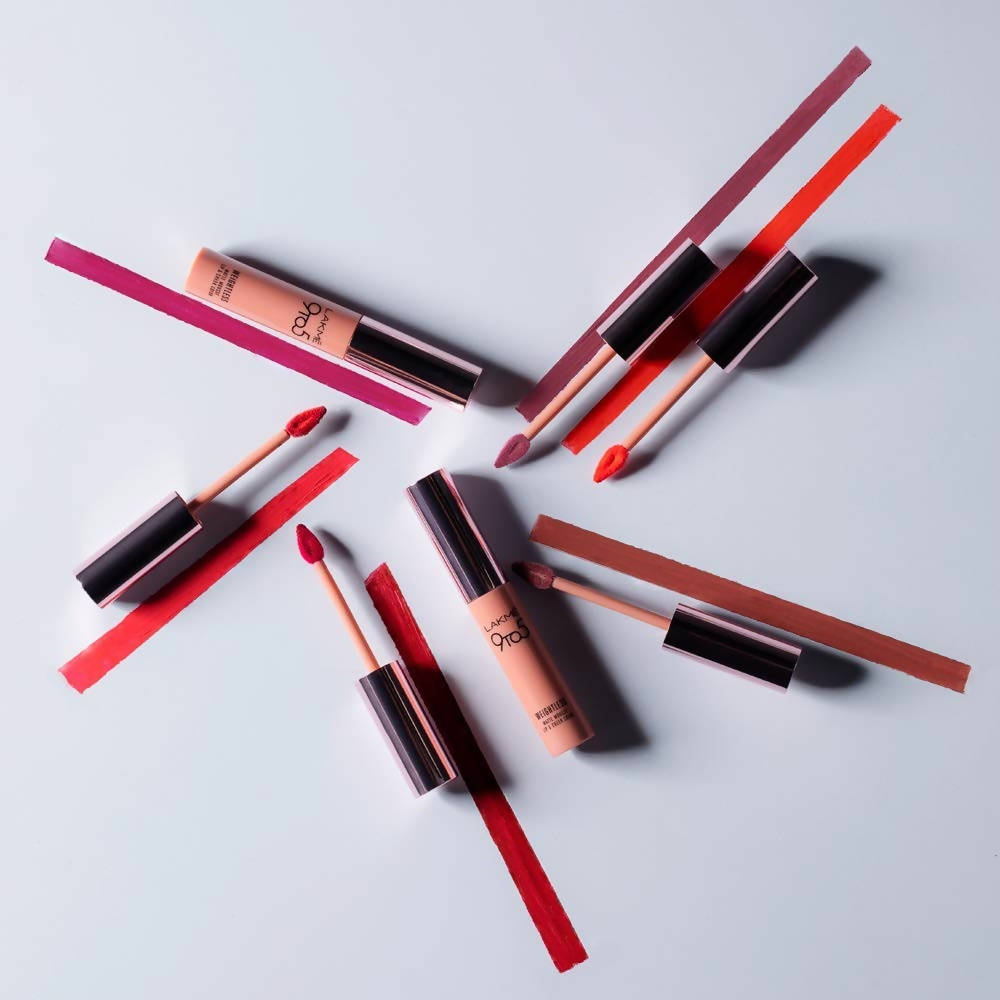 Lakme 9 To 5 Weightless Mousse Lip & Cheek Color - Burgundy Lush - Distacart