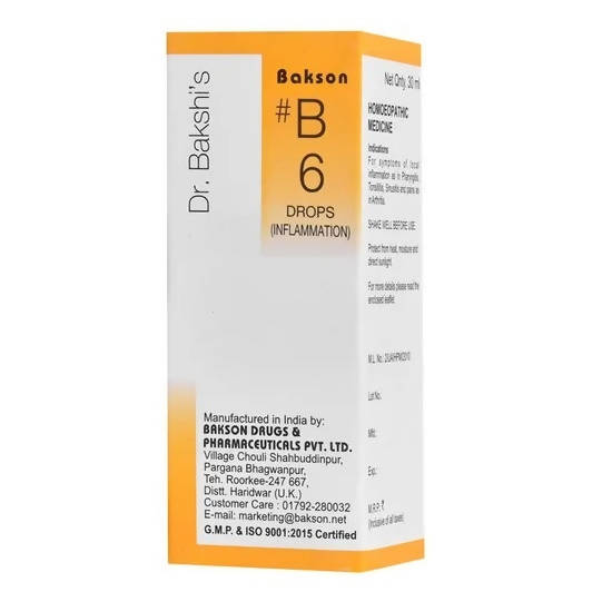 Bakson's Homeopathy B6 Drops