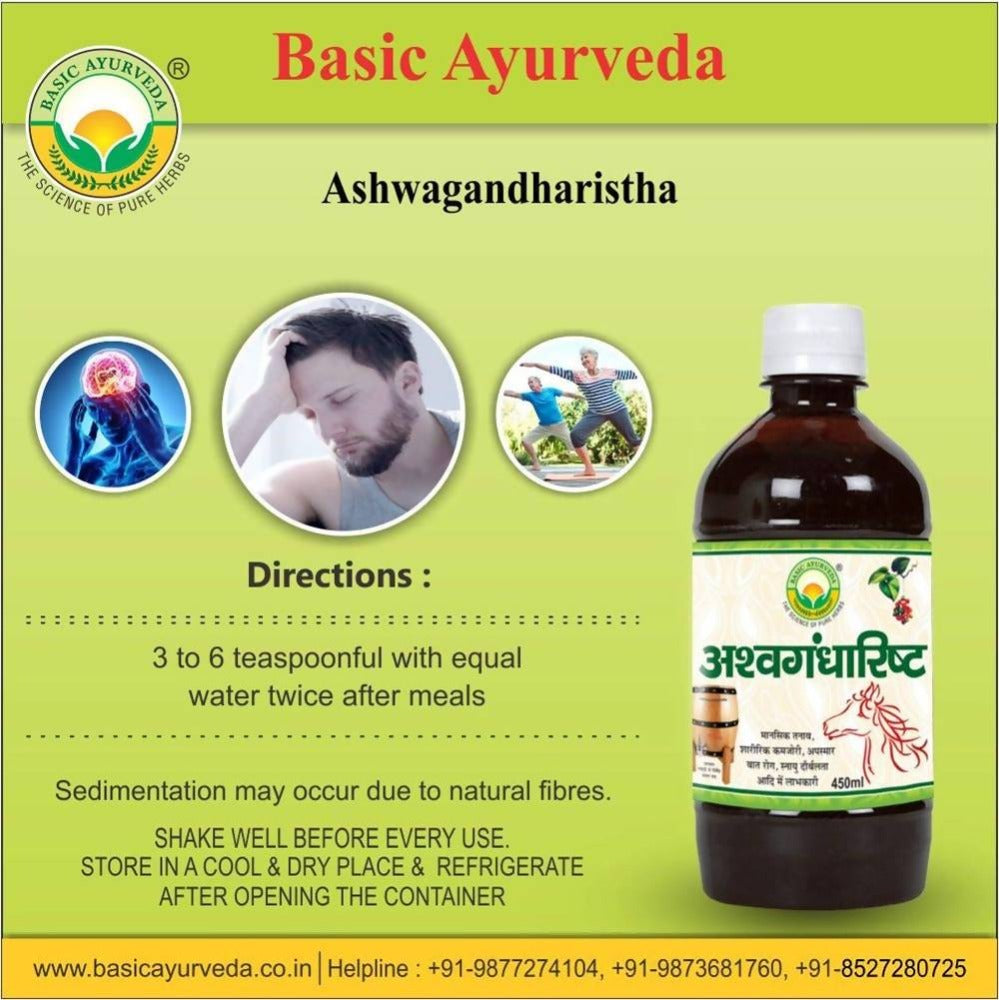 Basic Ayurveda Ashwagandharistha Directions