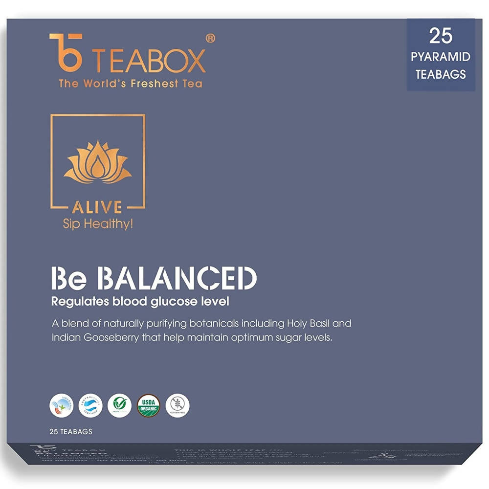 Teabox Be Balanced Herbal Tea Bags