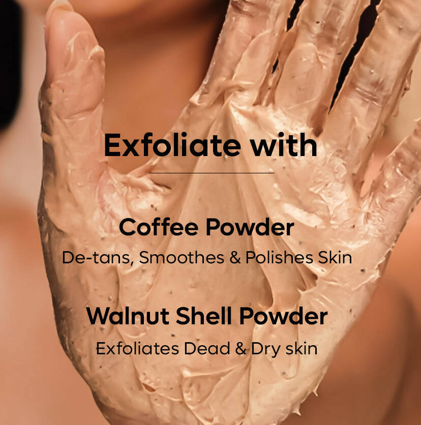 mCaffeine Shimmer Body Scrub with Coffee - Distacart